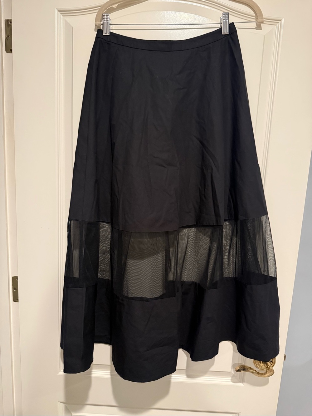 Mare Mare Black Skirt Small Sheer